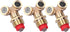 Zerodis Brass Misting Nozzles, 3Pcs Spray Nozzles with Filter Garden Irrigation Mist Nozzle Sprinkler for Landscaping Outdoor Cooling System...
