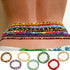 ELABEST African Waist Beads Chain Layered Belly Body Chain Beach 7Pack Waist Jewelry Body Accessories for Women...