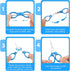 4Pcs Folding Scissors, Portable Mini Travel Scissors Small Safety Foldable Scissors Stainless Steel Telescopic Cutter for Crafting, Retractable Cu...