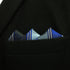 S&W SHLAX&WING Blue Mens Pocket Square Handkerchief Striped for Suit...