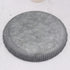 Funerom 9.8 inch Small Round Galvanized Metal Tray Decorative Tray Corrugated Edges...
