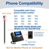Corded Phone Headset with Microphone Noise Cancelling, RJ9 Office Telephone Headsets Hands Free Compatible with Cisco 8865 8851 8845 8841 7965 794...