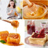 50 Pack 3 Inch Mini Wood Honey Dipper Sticks Set,Honey Stirrer Honey Wand for Honey Jar Dispense Drizzle Honey, 50 Pieces Honeybee Charm Pendants ...