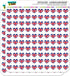 United Kingdom Great Britain Union Jack Country Flag Heart Shaped Planner Calendar Scrapbook Craft Stickers...