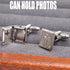 Cufflinks for Men,To commemorate the deceased loved ones, Photos can be placed Album Cross Cufflinks, Shirt Accessories Unique Cuff Links for Mens...