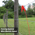 2 Pieces Farm Electric Fence Jump Connector Fencing System Wire Electric Fence Jump Cable with Crocodile Clip (Red)...