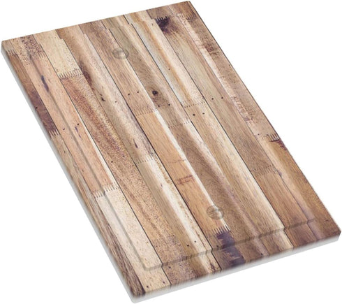 Rustic Country Plank Brown Old Wood Single Blank Light Switch Cover 1 Gang No Device Wall Plate Decorative Electrical Switchplate Faceplate for Ba...