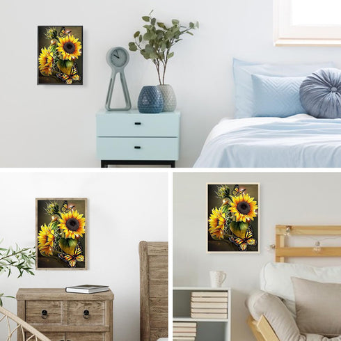 DKHDBD Diamond Painting Kits for Adults, 12x16 Inch DIY Paint by Numbers for Adults Beginner, DIY Full Drill Diamond Dots Paintings Picture Arts C...