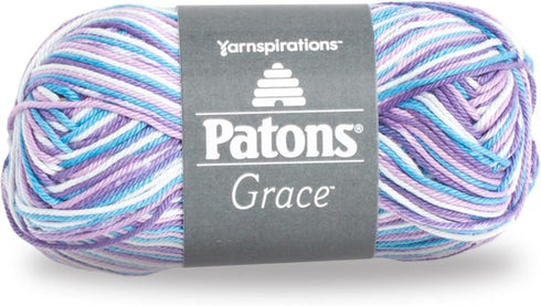 Patons Grace Yarn, 1.75 oz, Lavender, 1 Ball...