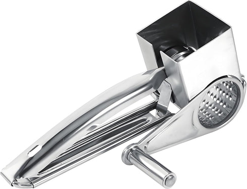 Cheese Grater, Multipurpose Stylish Design Kitchen Stainless Steel Rotary Cheese Grater Shred Tool...