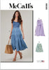 McCall's Misses' Skirts Sewing Pattern Packet, Design Code M8389, Sizes 4-6-8-10-12...