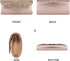 jessie Clutch Purse Evening Bag for Women Prom Glitter Sparkling Envelope Handbag for Wedding and Party...