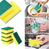 24 Pack Kitchen Sponge Individually Wrapped, Dishwashing Sponge Scouring Pad Non Scratch, Scrub Sponge for Kitchen, Bathroom, Car, Bike Wash....