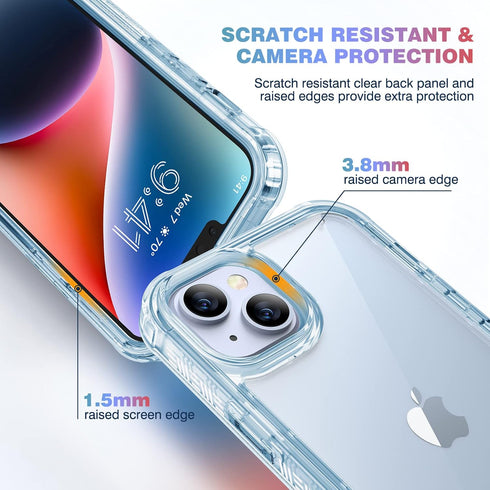 Diaclara Designed for iPhone 14 Case, Full Body Rugged Case with Built-in Touch Sensitive Anti-Scratch Screen Protector, with Camera Lens Protecto...
