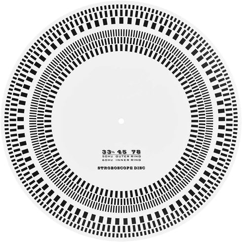 Turntable Strobe Disc, Profesional LP Turntables Record Disc Calibration Disc Stroboscope Disc Tests 33/45/78RPM...