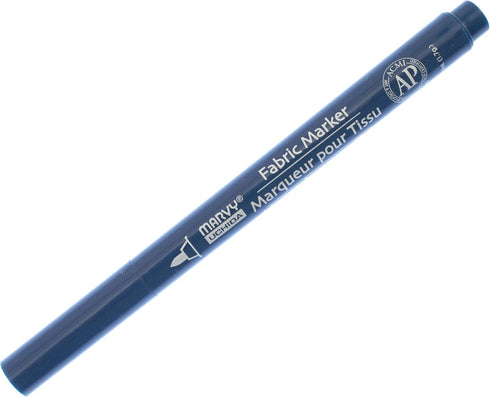 Uchida 522-C-33 Marvy Fine Point Fabric Marker, Navy...