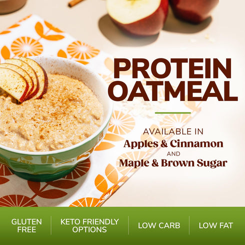 BariWise Instant Protein Oatmeal, Maple & Brown Sugar, No Sugar, Gluten Free, Low Carb (7ct)...
