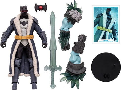DC Multiverse Batman Endless Winter 7" Action Figure with Build-A Frost King Piece and Accessories...