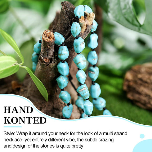 Janmercy 11 Pcs Bohemian Turquoise Jewelry Set Western Jewelry for Women Turquoise Necklace Turquoise Bracelet Earrings and Rings...