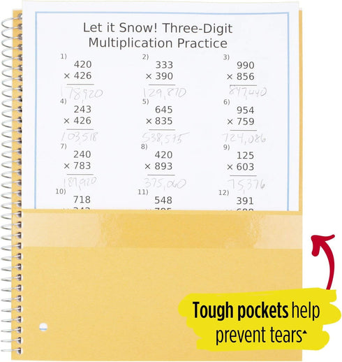 Five Star Wirebound Notebook, 1-Subject, 100-Count, Wide Rule, Royal Blue (72023)...