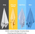 4 Pack Oversized 16" x 16" Large Microfiber Glasses and Screen Cleaner Cloth,Safe for Electronic Device Screens, Eyeglasses & Delicate Surfaces...