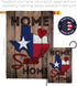 Texas Flag State Banner Home Sweet Home Decor Indoor Wall Art Patio Lawn Front Porch Room Decorations Outdoor Tapestry Yard Garden Sign Indoor Ame...