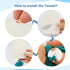Temlum 40 Pcs Sublimation Air Freshener Blanks with 40 Pcs Tassels, Elastic Rope, Clear Bag, Sublimation Blanks Products DIY Air Freshener for Car...