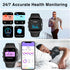 Bebinca Smart Watch for Men, 1.72" Fitness Tracker, IP68 Waterproof/Heart Rate/Sleep Tracker/Multiple Sport Modes, Fitness Watch Compatible Androi...