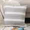 Stripe Pillow Cases Soft Linen Square Decorative Throw Cushion Cover Pillowcase with Hidden Zipper for Sofa - 20" x 20 "...