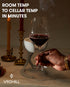VoChill Stemmed Wine Glass Chiller | Made in USA | Radically cool wine tool – keeps wine perfectly chilled in your glass | Refreezable Chill Cradl...
