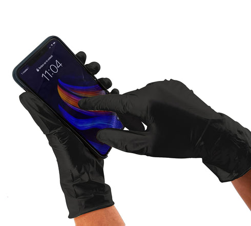 Colortrak Premium Grip Reusable Gloves, 4 Pairs (8 Gloves Total), Powder Free Latex, Durable and Chemical Resistant, Textured for Better Grip, Ext...
