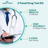 Easy@Home Urine Test Kit: Instant Result Home Use Qucik Screen 5 Panel Kit -#EDOAP-754 12 Pack...