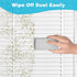 4pcs Damp Dusting Sponge Duster, Household Clean Sponges Duster for Cleaning Baseboards Blinds, Vents, Window Trunk, Scrub Magic Sponge Eraser Reu...