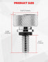 Amazicha 2 PCS Stainless Steel Fender Seat Bolt Screw Chrome 1/4"-20 Thread Compatible for Harley Davidson Touring Softail Dyna Sportster 1996-202...
