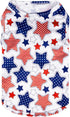 CuteBone 4th of July Dog Shirts 2-Pack Soft Pet Clothes Breathable Summer Vest for Small Puppy and Stretchy Cat Apparel 2BX13XL...