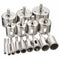 16PCS Diamond Hole Saw Drill Bits Set Kit for Ceramic, Premium Glass Drill Bit for Bottles,Pots, Marble, Granite Stone, Tile Cutting, 1/4 to 2 Inc...