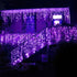 3.5M/11ft 96 LED Linkable Fairy Curtain String Light with 8 Modes Control for Indoor/Outdoor/Patio/Wedding/Christmas Party 4th of July Decor(Purpl...