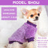 Dog Sweaters for Small Dogs, Chihuahua Fleece Clothes, XS Dog Clothes Winter Warm Puppy Sweaters Boys Girls Tiny Dog Outfits for Teacup Yorkie, Pe...