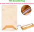 Cozee Bay Bamboo Paper Towel Dispenser, Paper Towel Holder for Kitchen Bathroom Toilet of Home and Commercial, Wall Mount or Countertop for Multif...