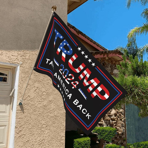 Trump 2024 Flag 3x5 Ft Take America Back Flags Single Ply Indoor Outdoor Banner...
