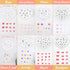 14 Pcs Polymer Clay Hoop Guide Flower Polymer Clay Molds Clay Cutters for Polymer Clay Jewelry Earring Clay Cutters 6 Sizes Hoop Guides with 30 Pc...