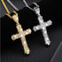 Bling Religious Cross Diamond Car Accessories for Women, Crystal Car Rear View Mirror Charms Car Decoration, Lucky Hanging Interior Ornament Penda...