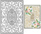 Metal Oval Rectangle Lace Flower Frame Cutting Dies, Symmetry Hollow Pattern Background Die Cuts for Card Making Stencil Embossing Tool Scrapbooki...