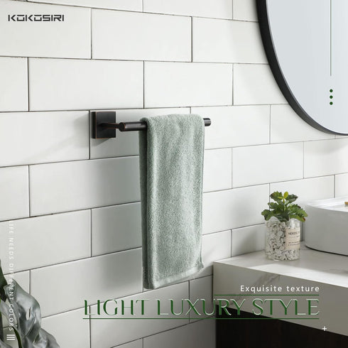 KOKOSIRI Bathroom Towel Bar Hand Towel Holders Wall Mount Toilet Kitchen Cabinet Paper Holder Stainless Steel Bath Accessories Oil Rubbed Bronze, ...
