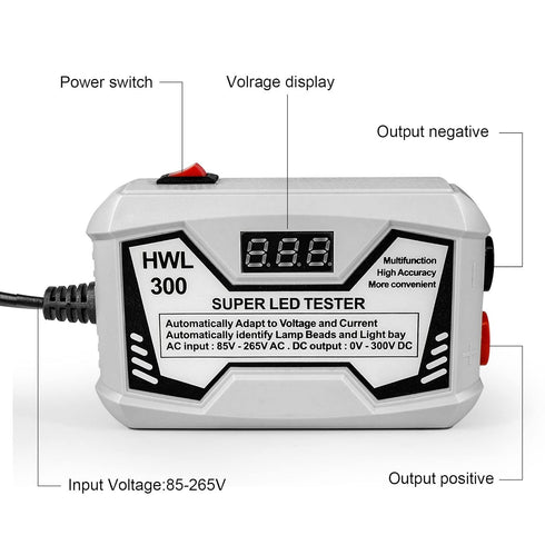 85?265V Super LED Tester 0?300V Adaptive Voltage Lamp Bead Strip TV Backlight Repair Inspection Testing (US Plug)...