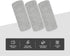 loukin 6-Pack Replaceable Felt Pads, Magnetic Whiteboard Eraser Felt Pads, Designed Replaceable Dry Erase Board Eraser, Intended for Classroom, Ho...