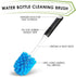 Dish Brush Set of 3 with Water Bottle Brush, Dish Scrub Brush and Scrubber Brush - Kitchen Scrub Brushes, Non Slip Long Handle for Cleaning Cleane...
