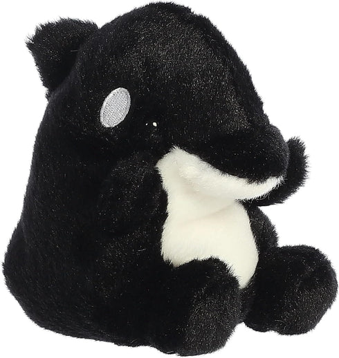 Aurora® Adorable Palm Pals™ Juneau Orca™ Stuffed Animal - Pocket-Sized Play - Collectable Fun - Black 5 Inches...