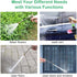 Garden Hose Nozzle Heavy Duty Brass Metal Sprayer Nozzle High Pressure Spray Gun 360° Rotaing Water Adjustmen for Car Washing, Outdoor Gardening, ...