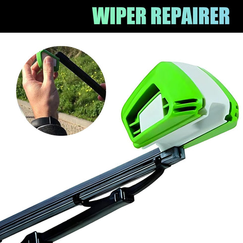 Pack-1 Car Wiper Repairer, ABS Wiper Cleaning Tool, Universal Multi-function Repair Accessories, for Most Cars, Trucks and Vans (Green & White)...